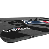 New England Patriots Monocolor Tilt 15-Watt Wireless Charger and Mouse Pad
