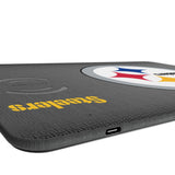Pittsburgh Steelers Linen 15-Watt Wireless Charger and Mouse Pad