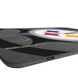 Pittsburgh Steelers Personalized Tilt 15-Watt Wireless Charger and Mouse Pad