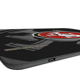 San Francisco 49ers Personalized Tilt 15-Watt Wireless Charger and Mouse Pad