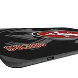 San Francisco 49ers Monocolor Tilt 15-Watt Wireless Charger and Mouse Pad