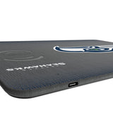 Seattle Seahawks Linen 15-Watt Wireless Charger and Mouse Pad