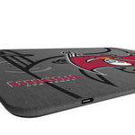 Tampa Bay Buccaneers Monocolor Tilt 15-Watt Wireless Charger and Mouse Pad