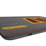 Washington Commanders Linen 15-Watt Wireless Charger and Mouse Pad