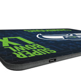 Seattle Seahawks 2026 Super Bowl 15-Watt Wireless Charger and Mouse Pad