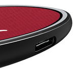 University of Alabama Crimson Tide Script A Personalized Endzone Solid 15-Watt Wireless Charger
