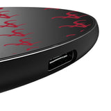University of Alabama Crimson Tide Script A Fashion Pattern 15-Watt Wireless Charger