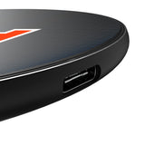 University of Auburn Tigers Linen 15-Watt Wireless Charger