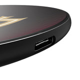 Florida State University Seminoles Athletic Wordmark Linen 15-Watt Wireless Charger