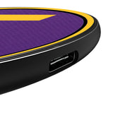 Louisiana State University Tigers Personalized Endzone Solid 15-Watt Wireless Charger