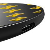 University of Michigan Wolverines Fashion Pattern 15-Watt Wireless Charger