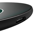 Michigan State University Spartans Linen 15-Watt Wireless Charger
