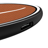 University of Texas Longhorns Personalized Endzone Solid 15-Watt Wireless Charger