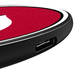 Cincinnati Reds Personalized Endzone Solid 15-Watt Wireless Charger
