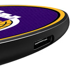 Los Angeles Lakers Personalized Endzone Solid 15-Watt Wireless Charger