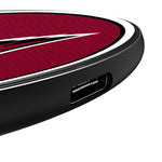 Arizona Cardinals Personalized Endzone Solid 15-Watt Wireless Charger