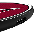Arizona Cardinals Personalized Endzone Solid 15-Watt Wireless Charger