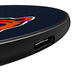 Chicago Bears Personalized Endzone Solid 15-Watt Wireless Charger