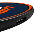 Denver Broncos Personalized Endzone Solid 15-Watt Wireless Charger