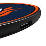 Denver Broncos Personalized Endzone Solid 15-Watt Wireless Charger