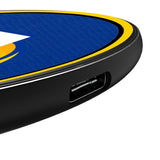 Los Angeles Rams Personalized Endzone Solid 15-Watt Wireless Charger