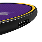 Minnesota Vikings Personalized Endzone Solid 15-Watt Wireless Charger