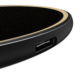 New Orleans Saints Personalized Endzone Solid 15-Watt Wireless Charger