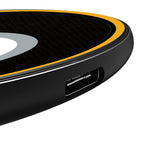 Pittsburgh Steelers Personalized Endzone Solid 15-Watt Wireless Charger