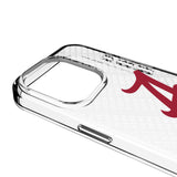 University of Alabama Crimson Tide Script A Personalized EndZone Plus Clear Phone Case for Apple iPhone