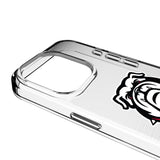 University of Georgia Bulldogs Uga Linen Clear Phone Case for Apple iPhone
