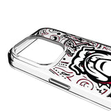 University of Georgia Bulldogs Uga Paisley Clear Phone Case for Apple iPhone