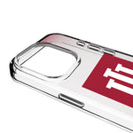 Indiana University Hoosiers Linen Clear Phone Case for Apple iPhone