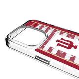 Indiana University Hoosiers Field Clear Phone Case for Apple iPhone