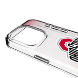Ohio State University Buckeyes Linen Clear Phone Case for Apple iPhone