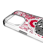 Ohio State University Buckeyes Paisley Clear Phone Case for Apple iPhone