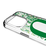 University of Oregon Ducks Paisley Clear Phone Case for Apple iPhone