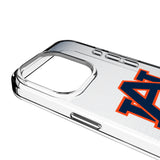 University of Auburn Tigers Linen Clear Phone Case for Apple iPhone