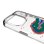 University of Florida Gators Confetti Clear Phone Case for Apple iPhone