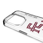 Florida State University Seminoles Athletic Wordmark Personalized EndZone Plus Clear Phone Case for Apple iPhone