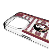 Florida State University Seminoles Field Clear Phone Case for Apple iPhone