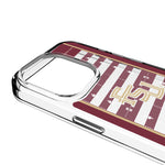 Florida State University Seminoles Athletic Wordmark Field Clear Phone Case for Apple iPhone