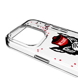 North Carolina State University Wolfpack Confetti Clear Phone Case for Apple iPhone