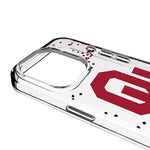 University of Oklahoma Sooners Confetti Clear Phone Case for Apple iPhone