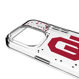 University of Oklahoma Sooners Confetti Clear Phone Case for Apple iPhone