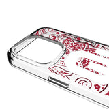 University of Oklahoma Sooners Paisley Clear Phone Case for Apple iPhone