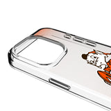 Cleveland Browns Historic Collection Linen Clear Phone Case for Apple iPhone