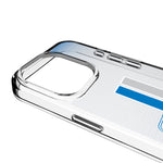 Detroit Lions Retro Linen Clear Phone Case for Apple iPhone