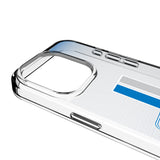 Detroit Lions Retro Linen Clear Phone Case for Apple iPhone