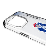 New England Patriots Historic Collection Linen Clear Phone Case for Apple iPhone