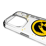 University of Iowa Hawkeyes Confetti Clear Phone Case for Apple iPhone